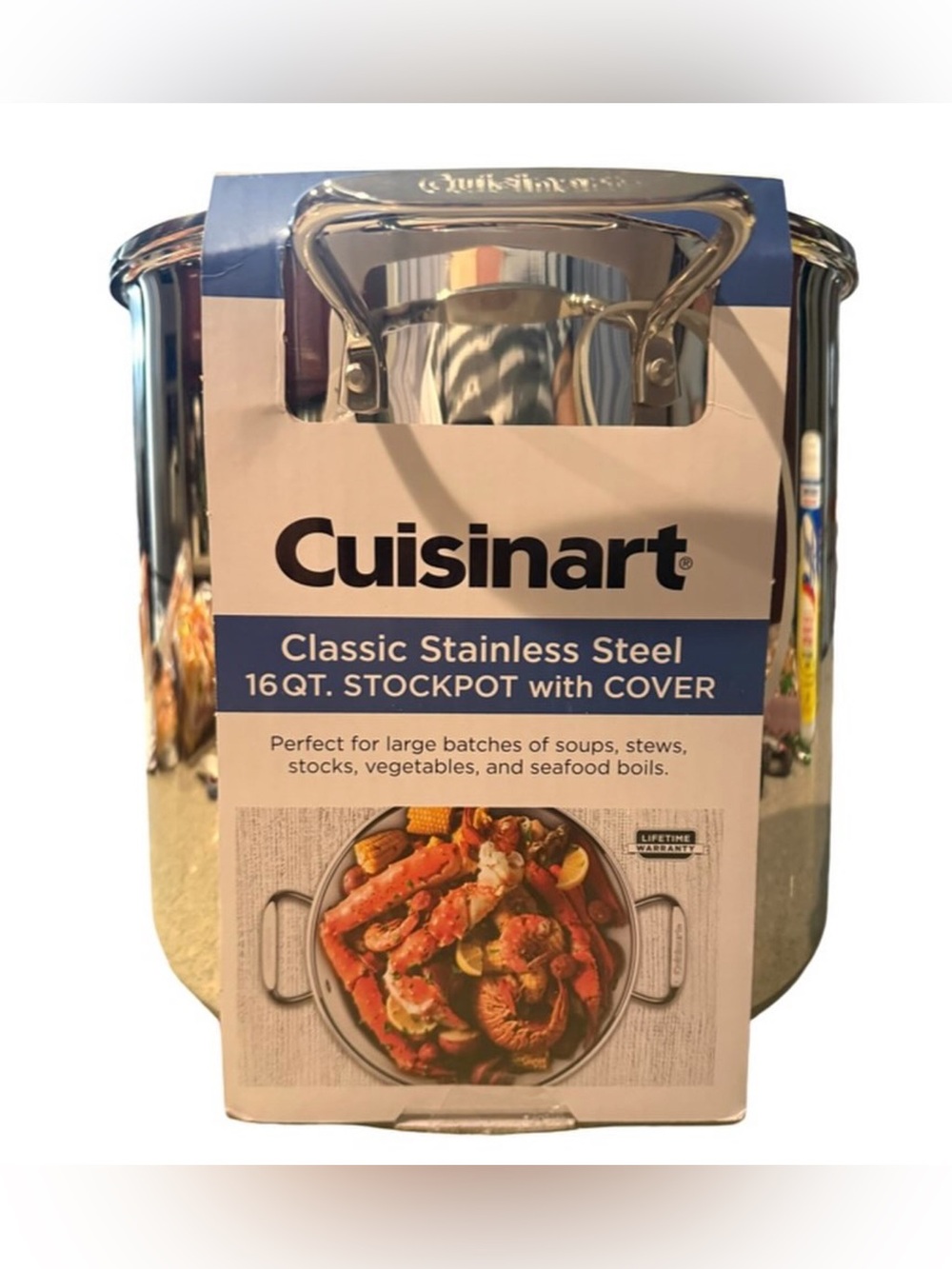 Cuisinart - 16qt Stainless Steel Pot - MISSING LID
